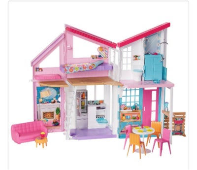 Barbie, Barbie hus med heste, Samlet Barbie pakke sælges: 

- Barbie Malibu House
- 2 heste med hegn