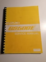 Suzuki GS500E Værkstedsbog