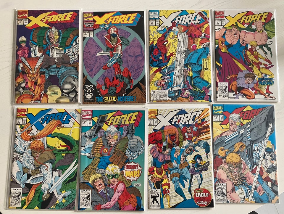 X-force 1-15 US Marvel comics, Tegneserie