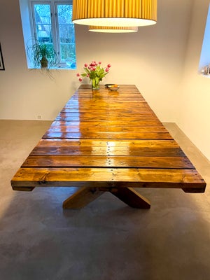 Spisebord, Canadisk fyrtræ, Handmade, b: 101 l: 314, Super lækkert håndlavet bord lavet af Canadisk 
