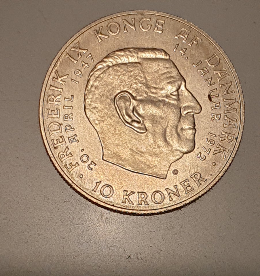 Danmark, mønter, 10 kroner