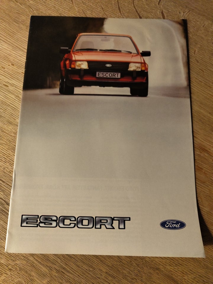 Biler, Ford Escort Bil Brochure