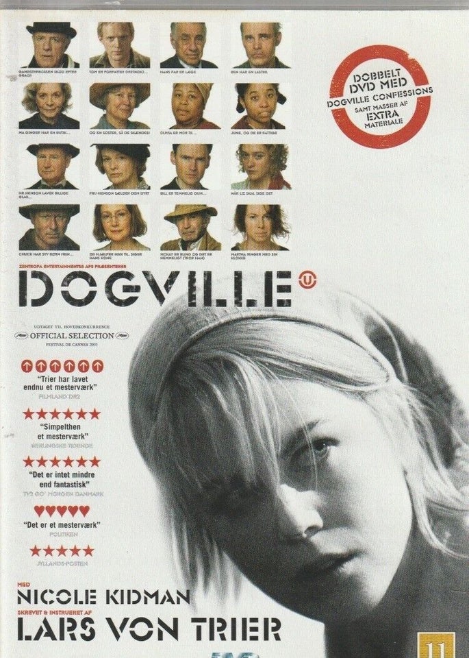 Dogville (2-disc), instruktør Lars von Trier, DVD