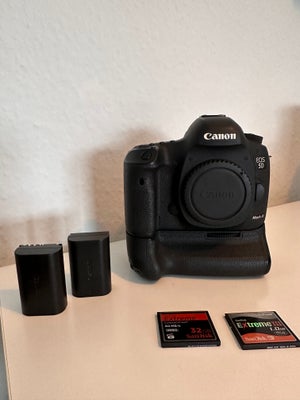 Canon, Canon 5D, mark iii, spejlrefleks, 22,3 megapixels, God, Sælger mit Canon 5D, virker upåklagel