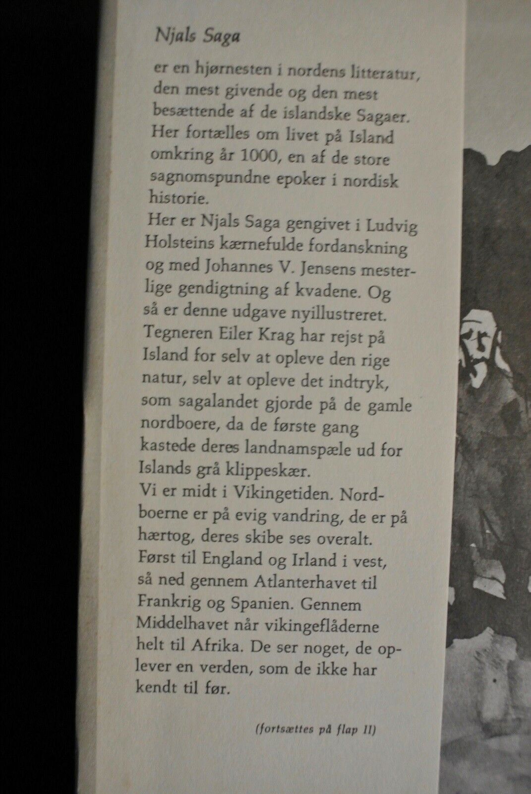 njals saga 1-2, ill. af eiler krag, genre: anden kategori