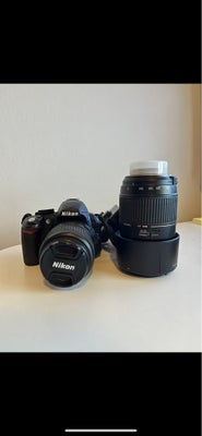 Nikon 3100, spejlrefleks, 14,2 megapixels, God, Nikon D3100+70-300mm sælges! NY PRIS!
Jeg sælger mit