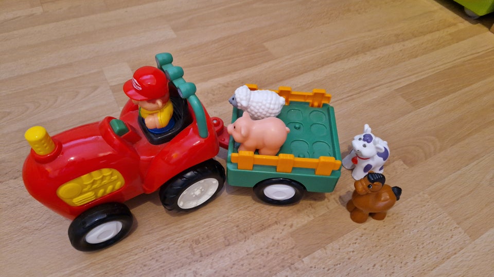 Traktor med motor og lyde, Nordic Toys, aktivitetslegetøj