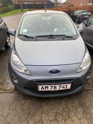 Ford Ka, 1,2 Titanium, Benzin, 2014, km 187500, gråmetal, nysynet, aircondition, ABS, airbag, 3-dørs