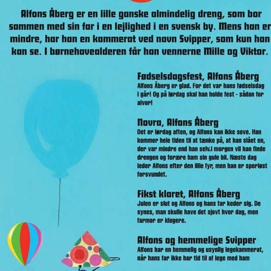 Fødselsdagsfest, Alfons Åberg!, instruktør Per Åhlin