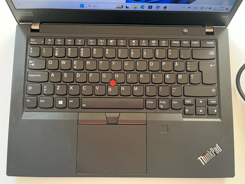 Lenovo Thinkpad T490 14” FHD - I7, Intel I7 8665U optil 4,8 GHz