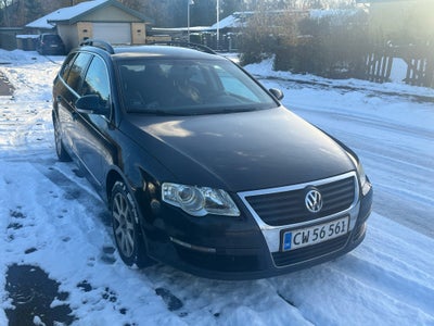 VW Passat, 2,0 TDi 140 Highline Variant, Diesel, 2007, km 535000, sort, træk, klimaanlæg, airconditi