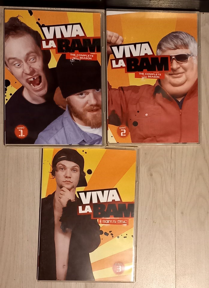 Viva la bam sæson 2 og 3 + bonus disc, DVD, andet