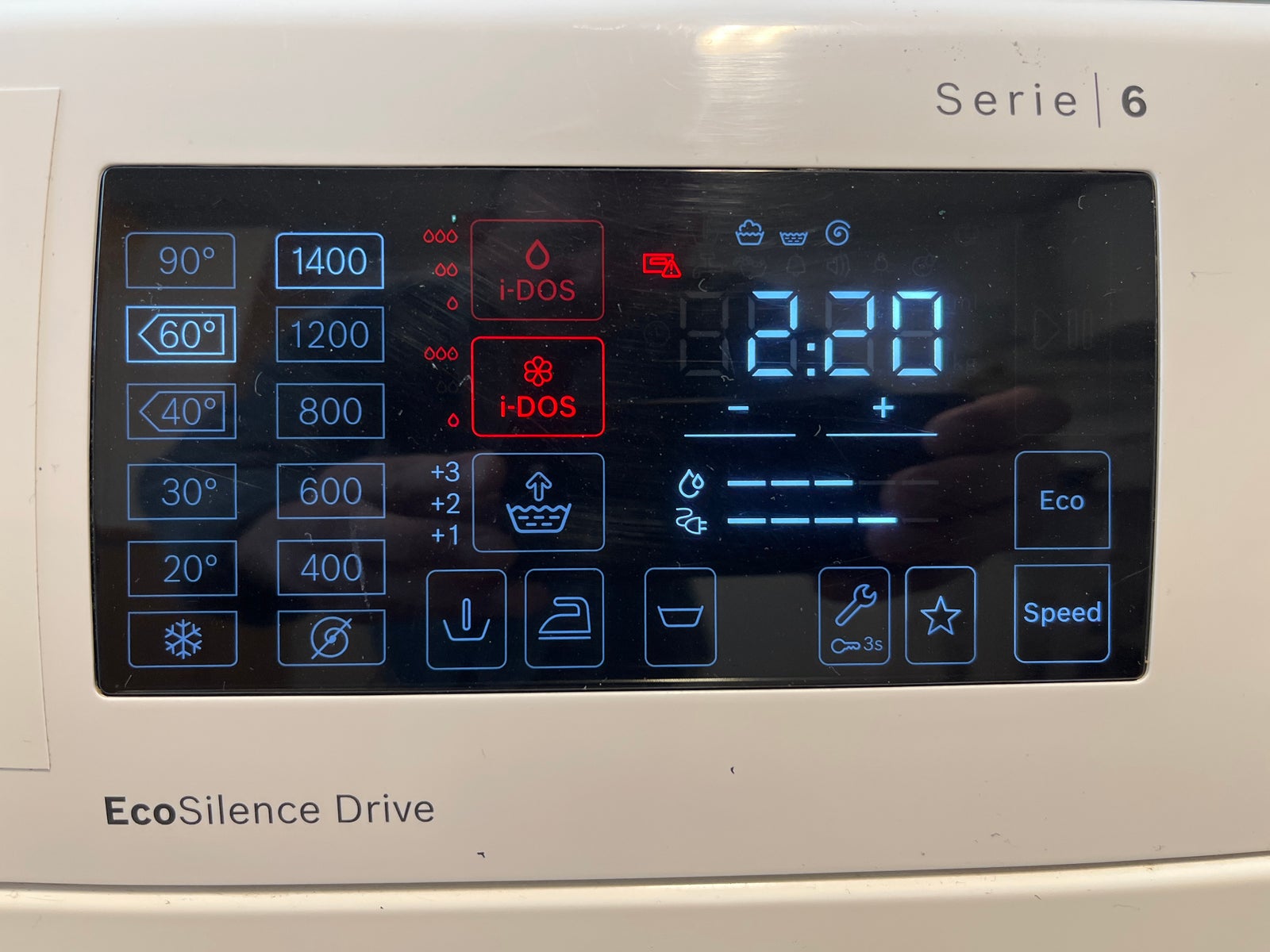 Bosch vaskemaskine, WAT286P8SN, frontbetjent