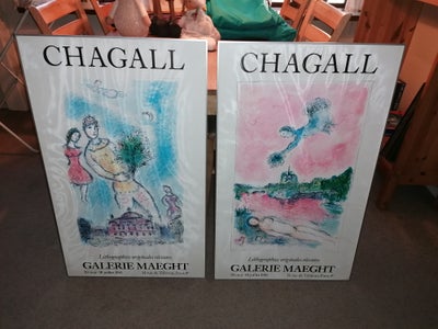 Billeder, Marc Chagall, Flyttesalg, hurtig afhentning.
Udstillingsplakater af Chagall fra udstilling