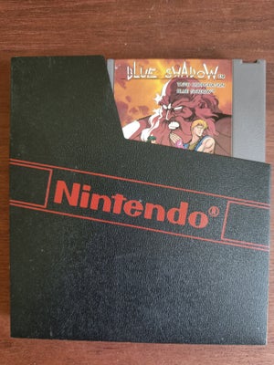 Blue Shadow, NES, Blue Shadow
Nintendo Entertainment System NES
Pal B Version

Afhentes Odense nær Z