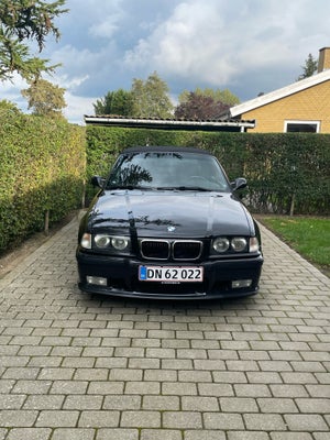 BMW M3, 3,2 Cabriolet, Benzin, 1996, km 127500, sortmetal, klimaanlæg, aircondition, ABS, airbag, al
