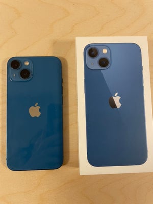 iPhone 13, 128 GB, blå, Perfekt, Sælger min fine iPhone 13, 128 gb farven blå. Købt i starten af 202