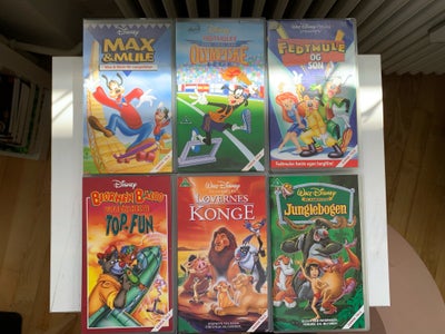 Tegnefilm, Både kasette og film er i flot stand fra Disney, 

Nostalgi VHS bånd med børnefilm

Sælge
