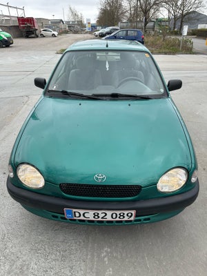 Toyota Corolla, 1,3 Monte Carlo, Benzin, 1999, km 142000, grønmetal, ABS, airbag, 3-dørs, God gammel