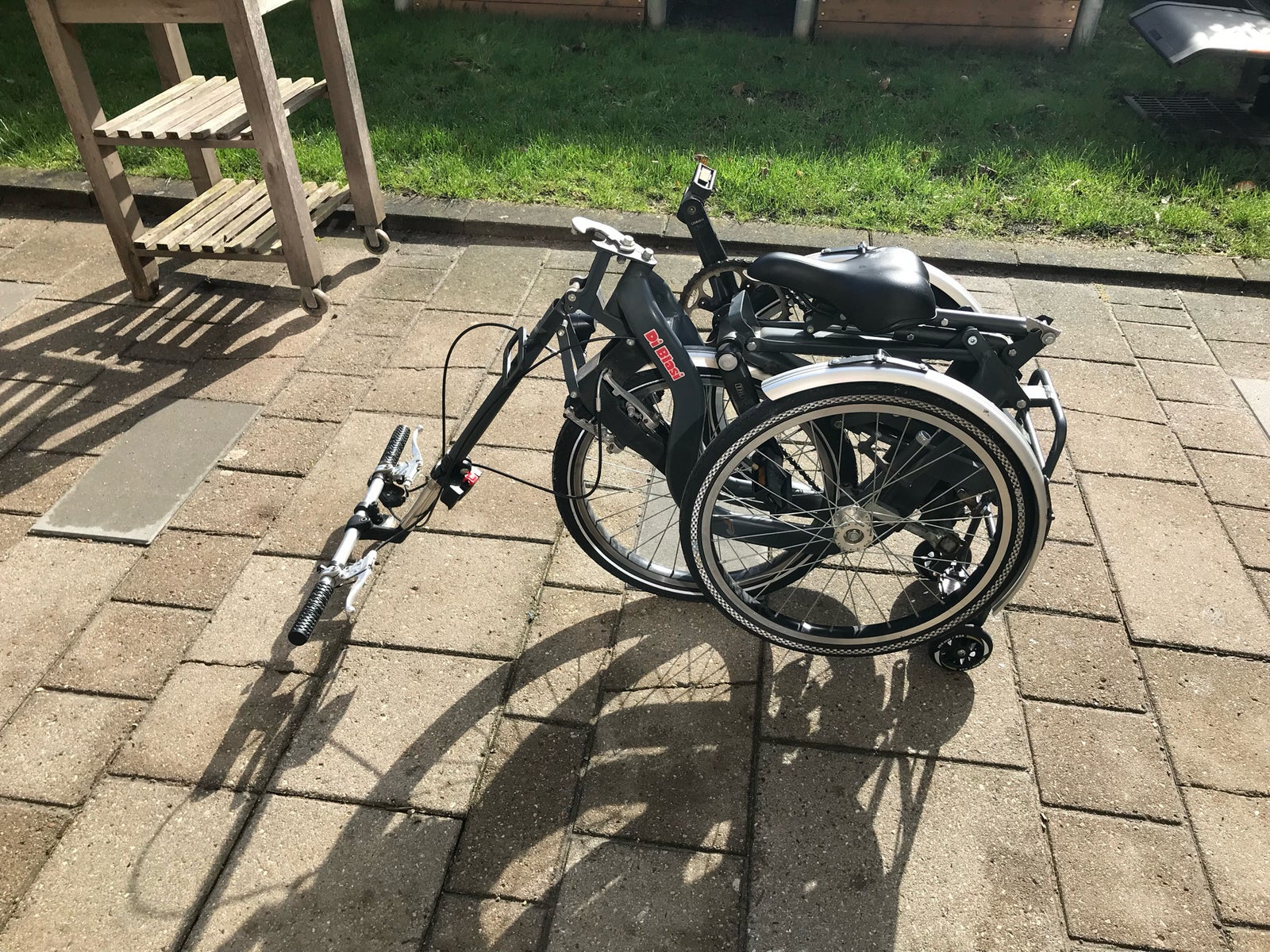 Handicapcykel, Di Blassi 3 hjulet sammenklappelig , 5 gear