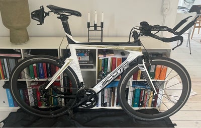 Triatloncykel, Scott Plasma 10, 56 cm stel, 22 gear, Sælger min næsten ubrugte enkeltstartcykel incl