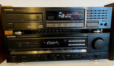 Stereoanlæg , Kenwood, KR-A4010 + DP-3010 (CD), God, Kenwood receiver KR-A4010 (1989/1990) FM+AM
Pow