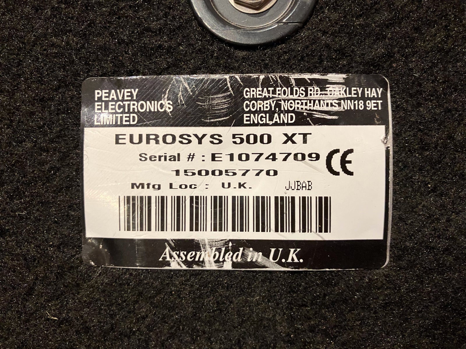 Højtaler, Peavey Eurosys 500XT