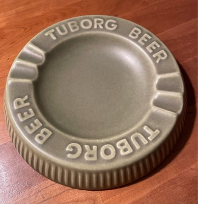 Øl, Tuborg askebæger Fra Søholm keramik