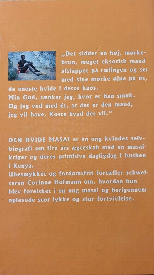 Den hvide masai, Corinne Hofmann, genre: roman