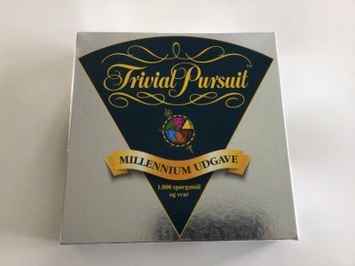 Trivial Pursuit , Familiespil , brætspil, Trivial pursuit Millennium udgave.
Meget velholdt, brugt m