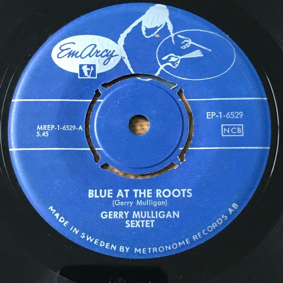 Single, Gerry Mulligan Sextet, Blue At The Roots/Lollypop