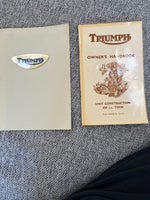 Instruktionsbog mv, Triumph owners handbook