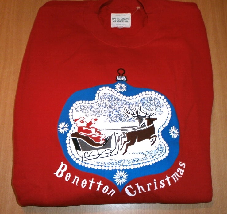 BENETTON >> Jul-Christmas sweatshirt