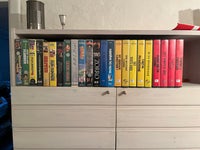 VHS Børne film 33 stk kan afhentes:
Valt Diesne...