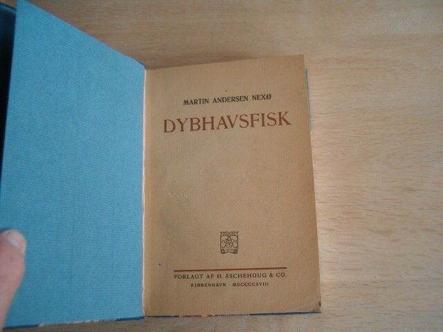 Dybhavsfisk, Martin Andersen Nexø, genre: roman