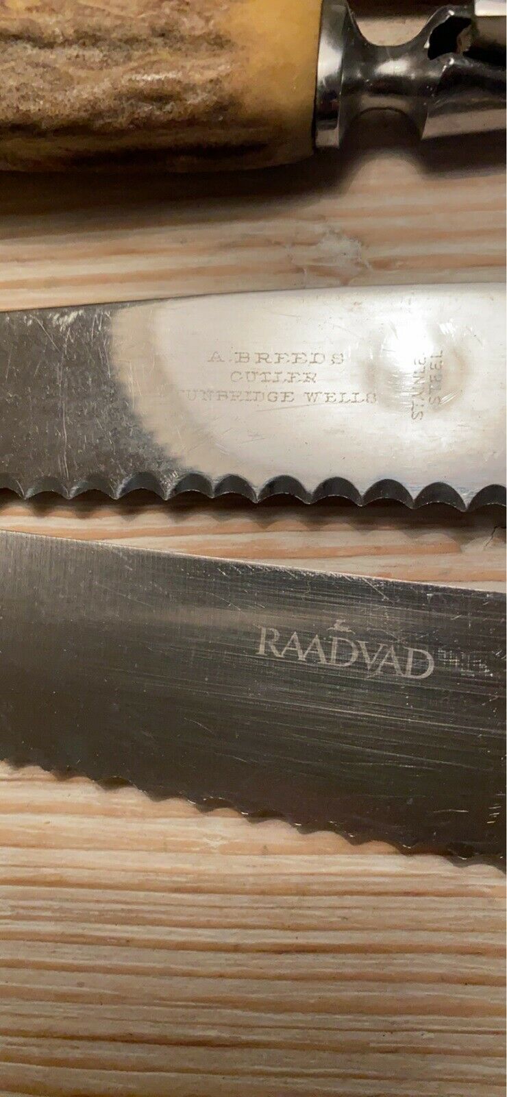 Forskellige knive, F.eks Zwilling og Rosendahl mv