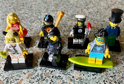 Lego Minifigures, LEGO figurer DIY, Forskellige minifigurer (DIY) som sønnen købte for nogle år side