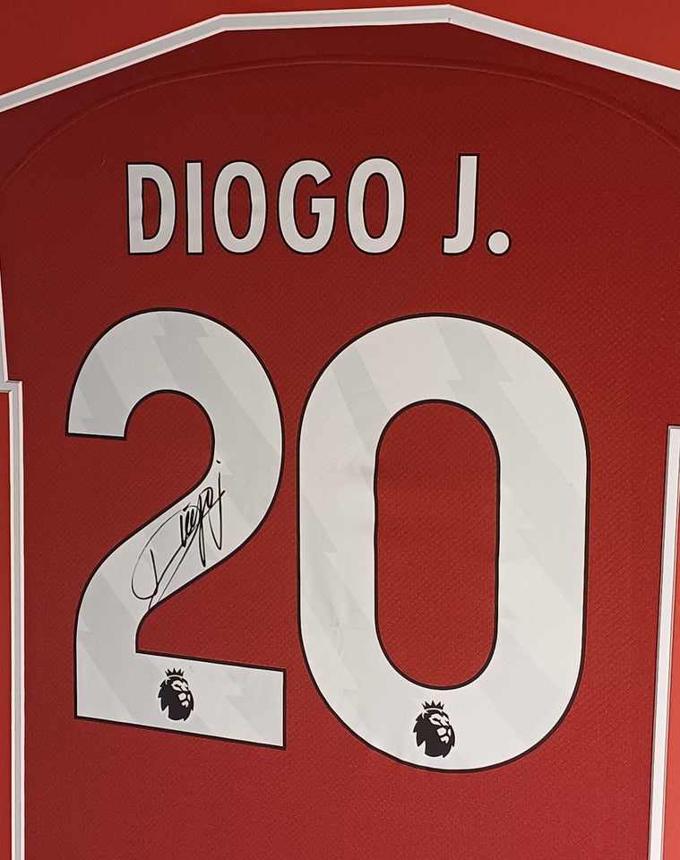 Fodboldtrøje, Liverpool FC, Signeret af Diogo Jota