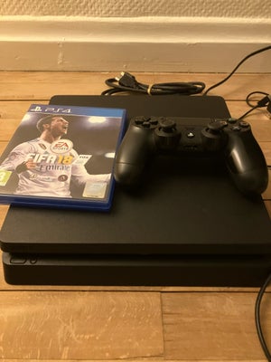 Playstation 4, Rimelig, Playstation 4 med en controller med ladekabel hdmi og strømkabel

Ingen spil