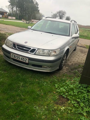 Saab 9-5, 2,0 Turbo, Benzin, 2000, km 242000, aircondition, ABS, airbag, 4-dørs, st. car., centrallå