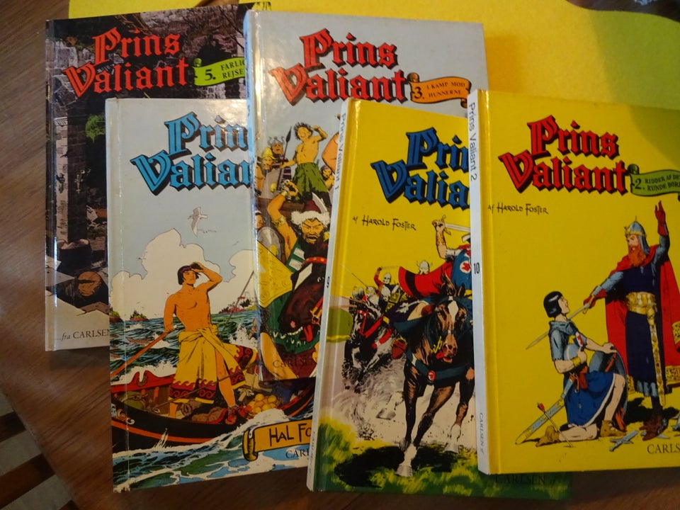 Prins Valiant, Harold Foster, Bogsamling