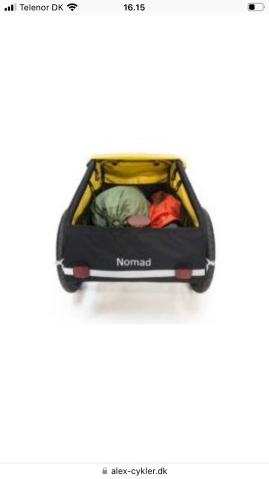 Cykelanhænger, Burley nomad cargo rack