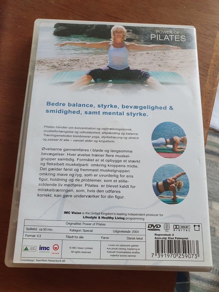 Power of pilates, DVD, andet