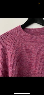 Sweater, COOP, str. 42, Pink, Uld/polyamid og polyester, Ubrugt, Super flot sweater i str. L  med fl