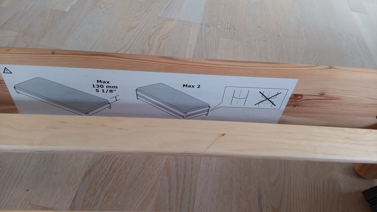 Enkeltseng, Ikea, b: 80 l: 200 h: 17