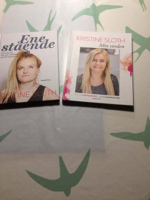 Enestående/Min Verden, Kristine Sloth, Helt nye. Pris pr. stk.