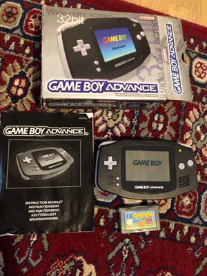 Nintendo Gameboy advance, + Garfield, God, Sort Game Boy Advance håndholdt system

Skærmen er i rigt