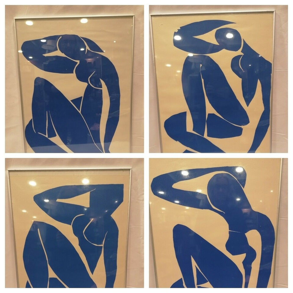 3 alu Matisse, motiv: Den blå dame – – Køb og Salg af Nyt og Brugt