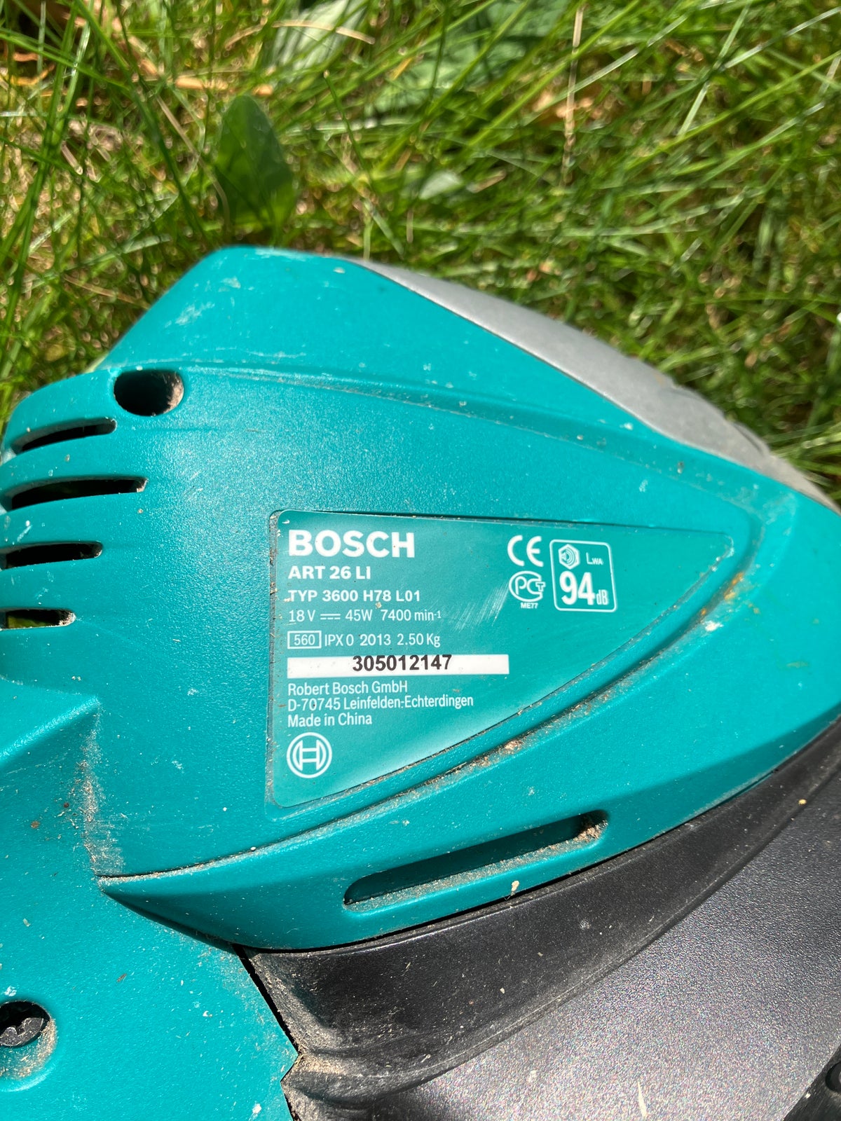 Græstrimmer, Bosch ART 26 LI