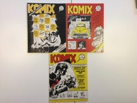 Komix nr. 1,4 og 5, Tegneserie